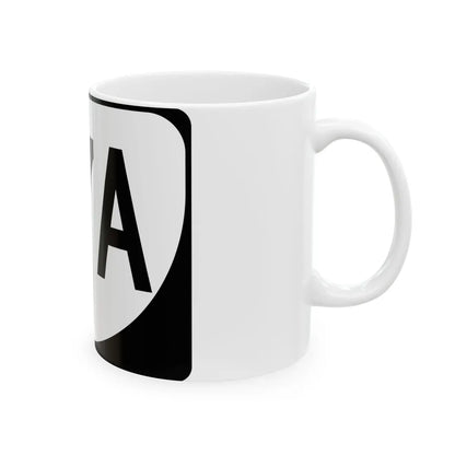Virginia 57A (Virginia) (Road Sign) White Coffee Mug - Go Mug Yourself