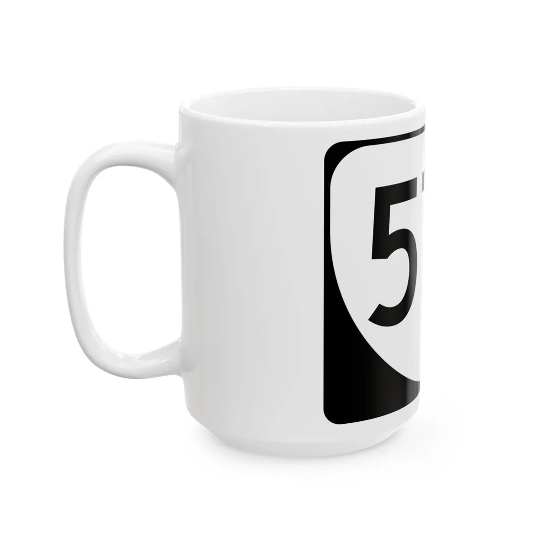 Virginia 57A (Virginia) (Road Sign) White Coffee Mug - Go Mug Yourself