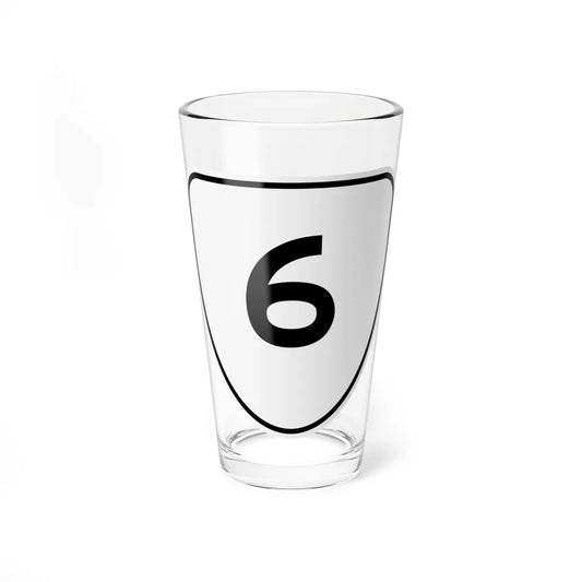 Virginia 6 1956 (Virginia) (Road Sign) Pint Glss 16oz 16oz - Go Mug Yourself