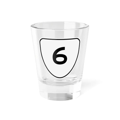 Virginia 6 1956 (Virginia) (Road Sign) Shot Glass 1.5oz 1.5oz - Go Mug Yourself