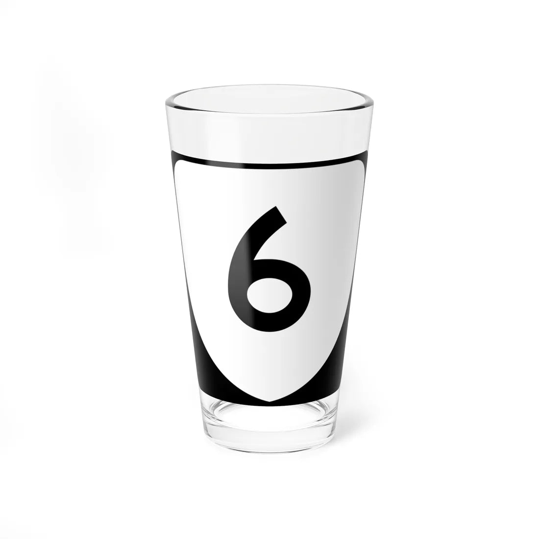 Virginia 6 (Virginia) (Road Sign) Pint Glss 16oz 16oz - Go Mug Yourself