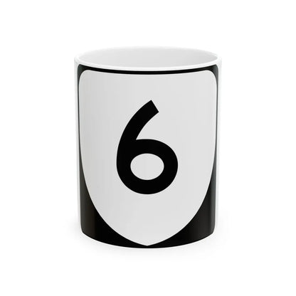 Virginia 6 (Virginia) (Road Sign) White Coffee Mug 11oz - Go Mug Yourself