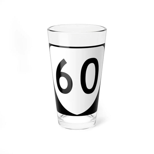 Virginia 60 (Virginia) (Road Sign) Pint Glass 16oz 16oz - Go Mug Yourself