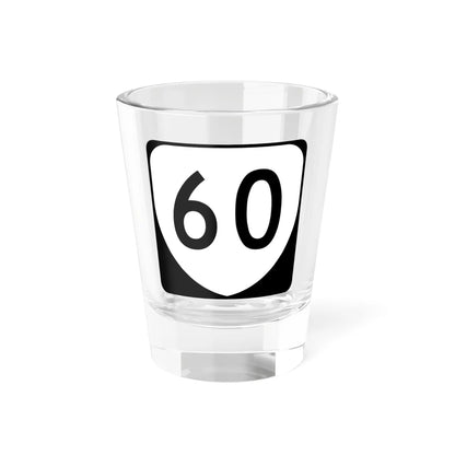 Virginia 60 (Virginia) (Road Sign) Shot Glass 1.5oz 1.5oz - Go Mug Yourself