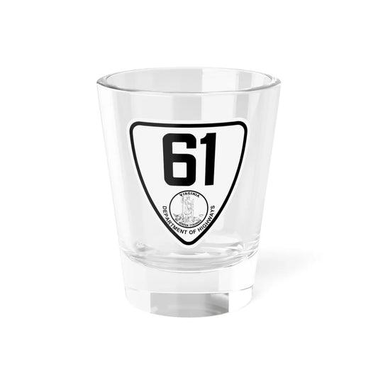 Virginia 61 1924 (Virginia) (Road Sign) Shot Glass 1.5oz 1.5oz - Go Mug Yourself