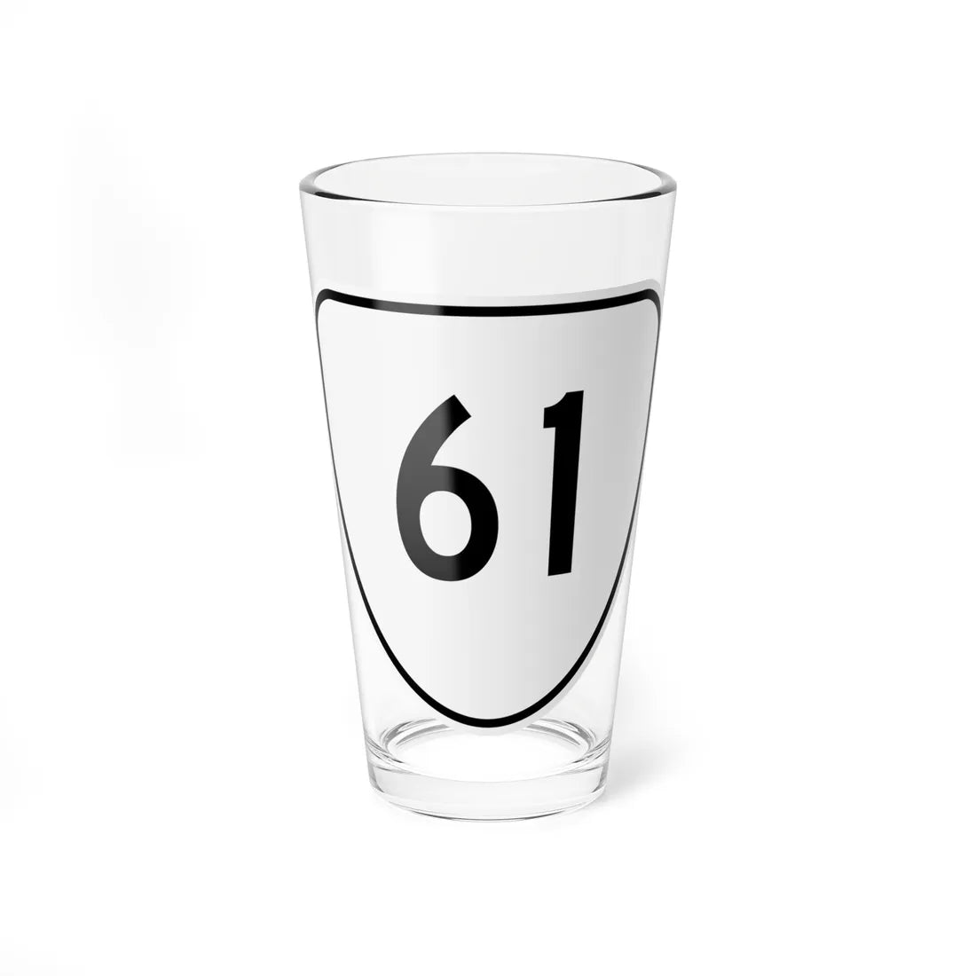Virginia 61 1956 (Virginia) (Road Sign) Pint Glss 16oz 16oz - Go Mug Yourself