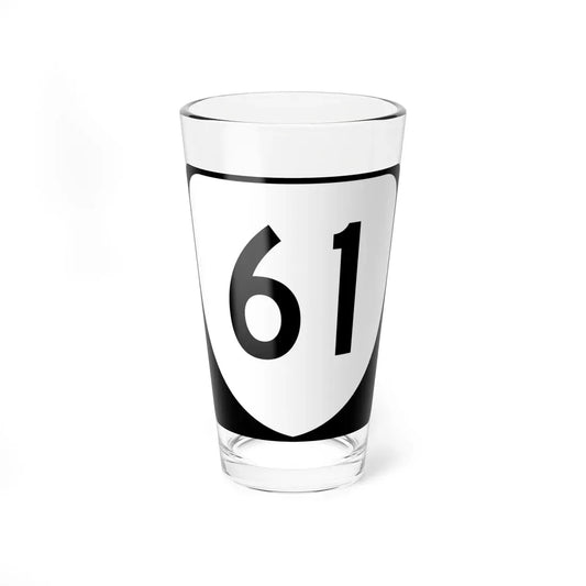 Virginia 61 (Virginia) (Road Sign) Pint Glass 16oz 16oz - Go Mug Yourself