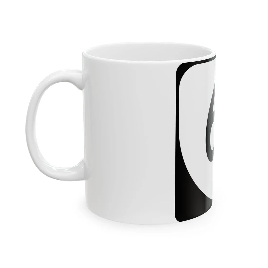 Virginia 61 (Virginia) (Road Sign) White Coffee Mug - Go Mug Yourself