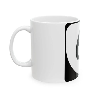 Virginia 61 (Virginia) (Road Sign) White Coffee Mug - Go Mug Yourself