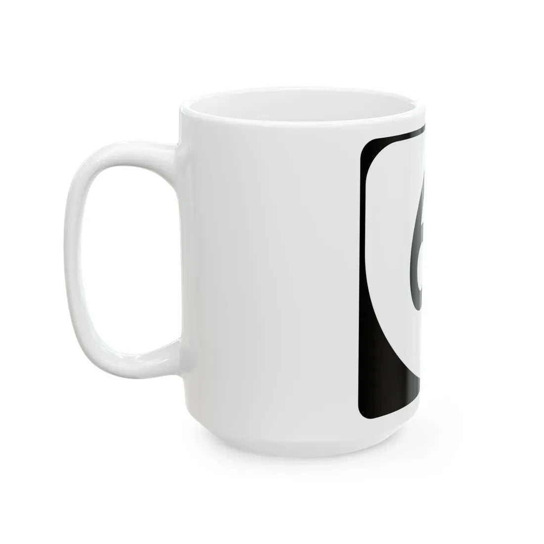 Virginia 61 (Virginia) (Road Sign) White Coffee Mug - Go Mug Yourself
