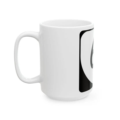 Virginia 61 (Virginia) (Road Sign) White Coffee Mug - Go Mug Yourself