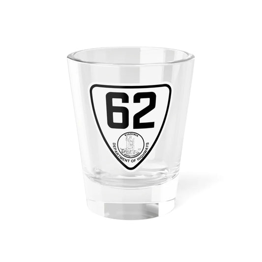 Virginia 62 1924 (Virginia) (Road Sign) Shot Glass 1.5oz 1.5oz - Go Mug Yourself