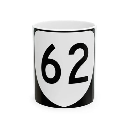 Virginia 62 (Virginia) (Road Sign) White Coffee Mug 11oz - Go Mug Yourself