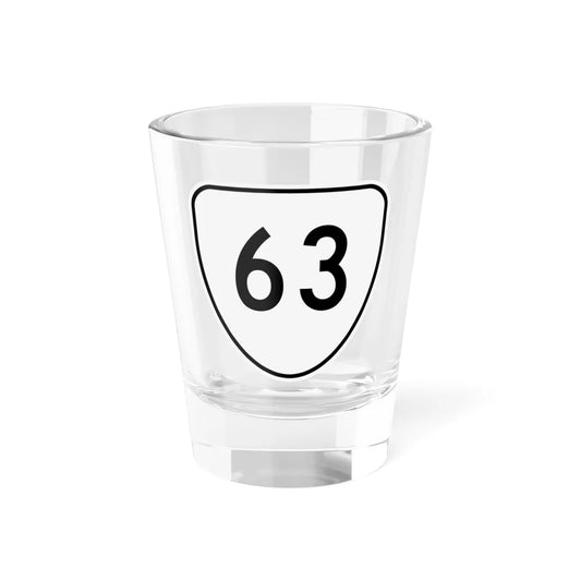 Virginia 63 1956 (Virginia) (Road Sign) Shot Glass 1.5oz 1.5oz - Go Mug Yourself