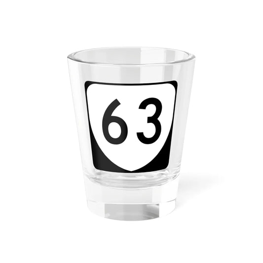Virginia 63 (Virginia) (Road Sign) Shot Glass 1.5oz 1.5oz - Go Mug Yourself