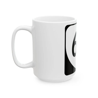 Virginia 63 (Virginia) (Road Sign) White Coffee Mug - Go Mug Yourself