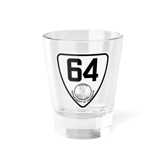 Virginia 64 1924 (Virginia) (Road Sign) Shot Glass 1.5oz 1.5oz - Go Mug Yourself