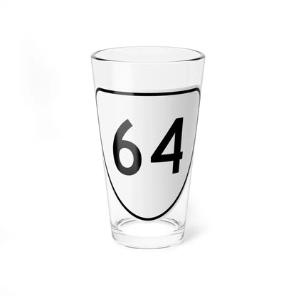 Virginia 64 1956 (Virginia) (Road Sign) Pint Glass 16oz 16oz - Go Mug Yourself