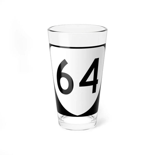 Virginia 64 (Virginia) (Road Sign) Pint Glass 16oz 16oz - Go Mug Yourself