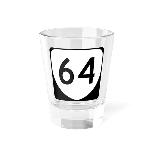 Virginia 64 (Virginia) (Road Sign) Shot Glass 1.5oz 1.5oz - Go Mug Yourself