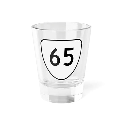 Virginia 65 1956 (Virginia) (Road Sign) Shot Glass 1.5oz 1.5oz - Go Mug Yourself