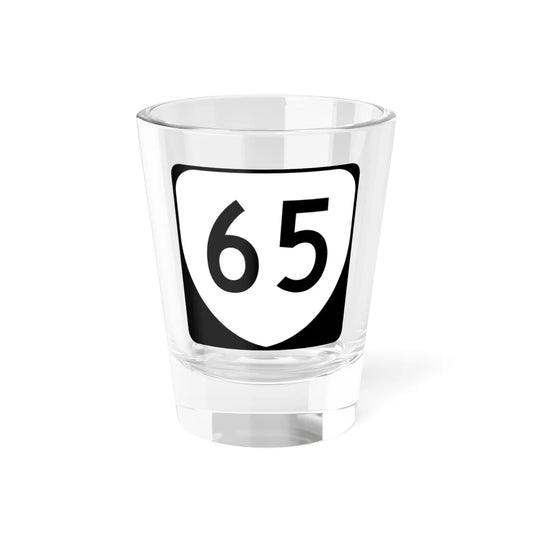 Virginia 65 (Virginia) (Road Sign) Shot Glass 1.5oz 1.5oz - Go Mug Yourself