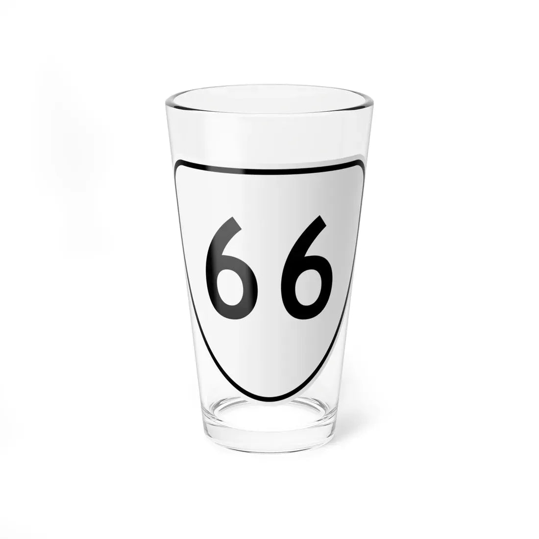 Virginia 66 1956 (Virginia) (Road Sign) Pint Glass 16oz 16oz - Go Mug Yourself