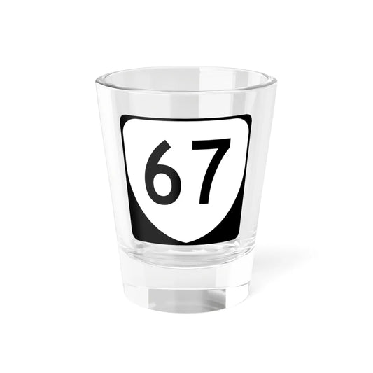 Virginia 67 (Virginia) (Road Sign) Shot Glass 1.5oz 1.5oz - Go Mug Yourself
