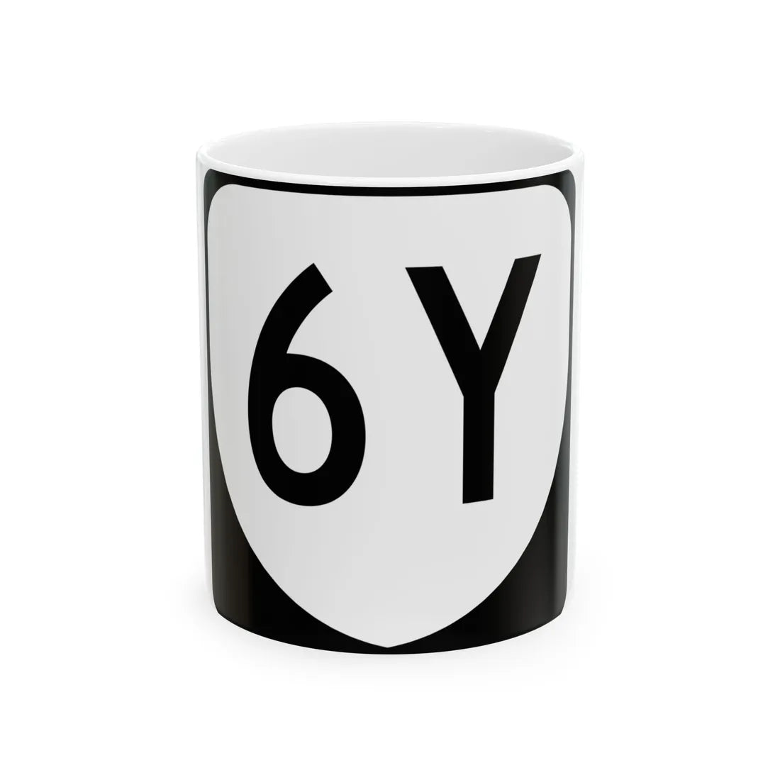 Virginia 6Y (Virginia) (Road Sign) White Coffee Mug 11oz - Go Mug Yourself