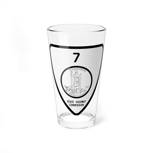 Virginia 7 1918 (Virginia) (Road Sign) Pint Glss 16oz 16oz - Go Mug Yourself