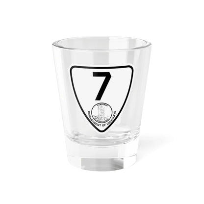 Virginia 7 1924 (Virginia) (Road Sign) Shot Glass 1.5oz 1.5oz - Go Mug Yourself