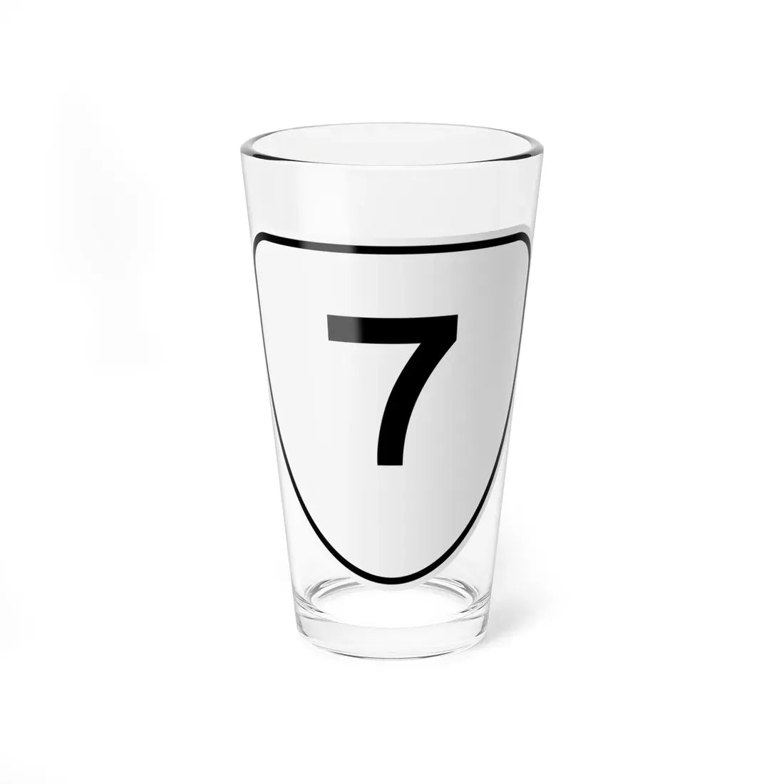 Virginia 7 1956 (Virginia) (Road Sign) Pint Glass 16oz 16oz - Go Mug Yourself