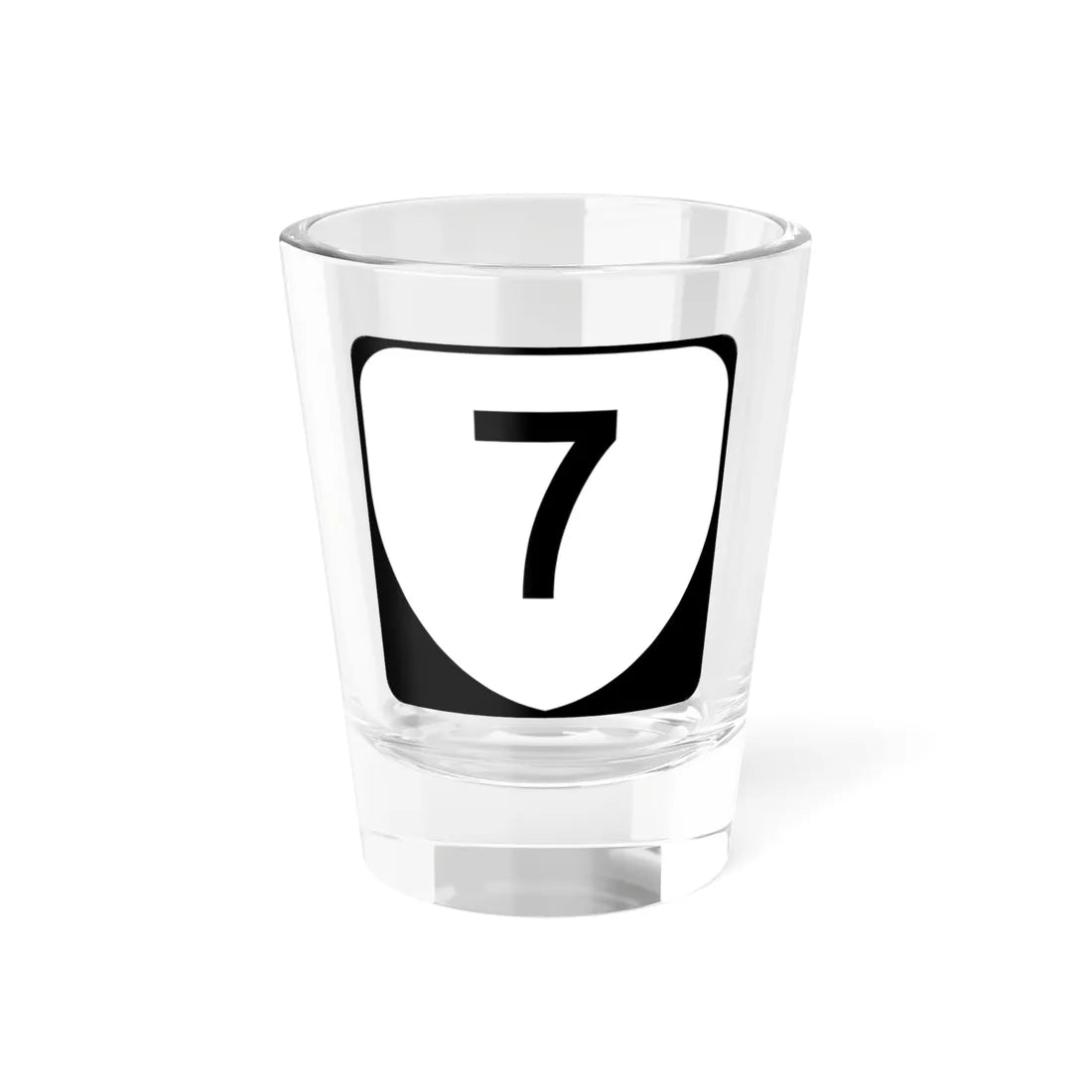 Virginia 7 (Virginia) (Road Sign) Shot Glass 1.5oz 1.5oz - Go Mug Yourself
