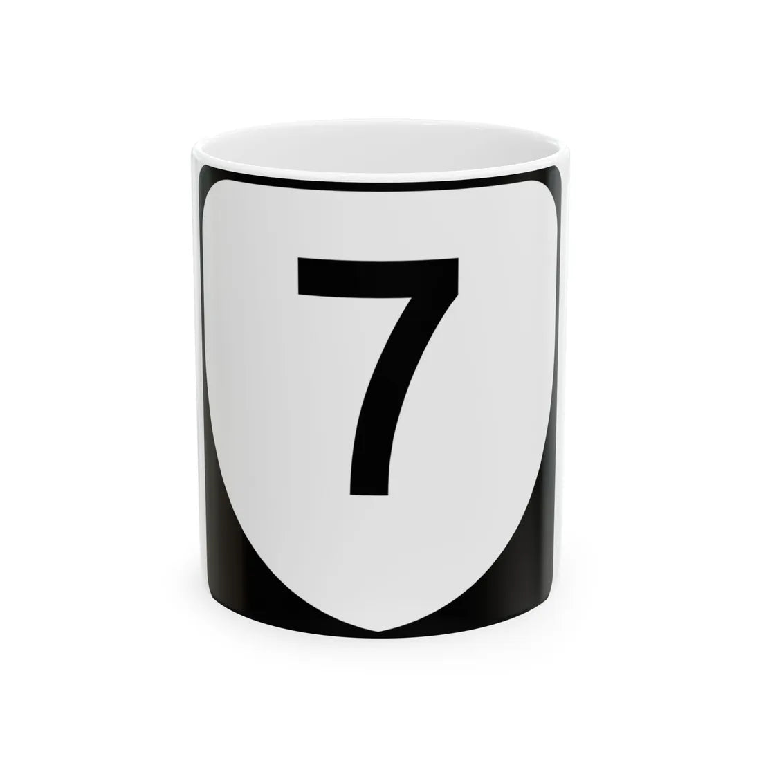 Virginia 7 (Virginia) (Road Sign) White Coffee Mug 11oz - Go Mug Yourself