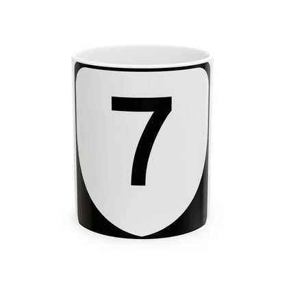 Virginia 7 (Virginia) (Road Sign) White Coffee Mug 11oz - Go Mug Yourself