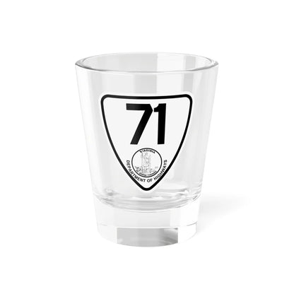 Virginia 71 1924 (Virginia) (Road Sign) Shot Glass 1.5oz 1.5oz - Go Mug Yourself