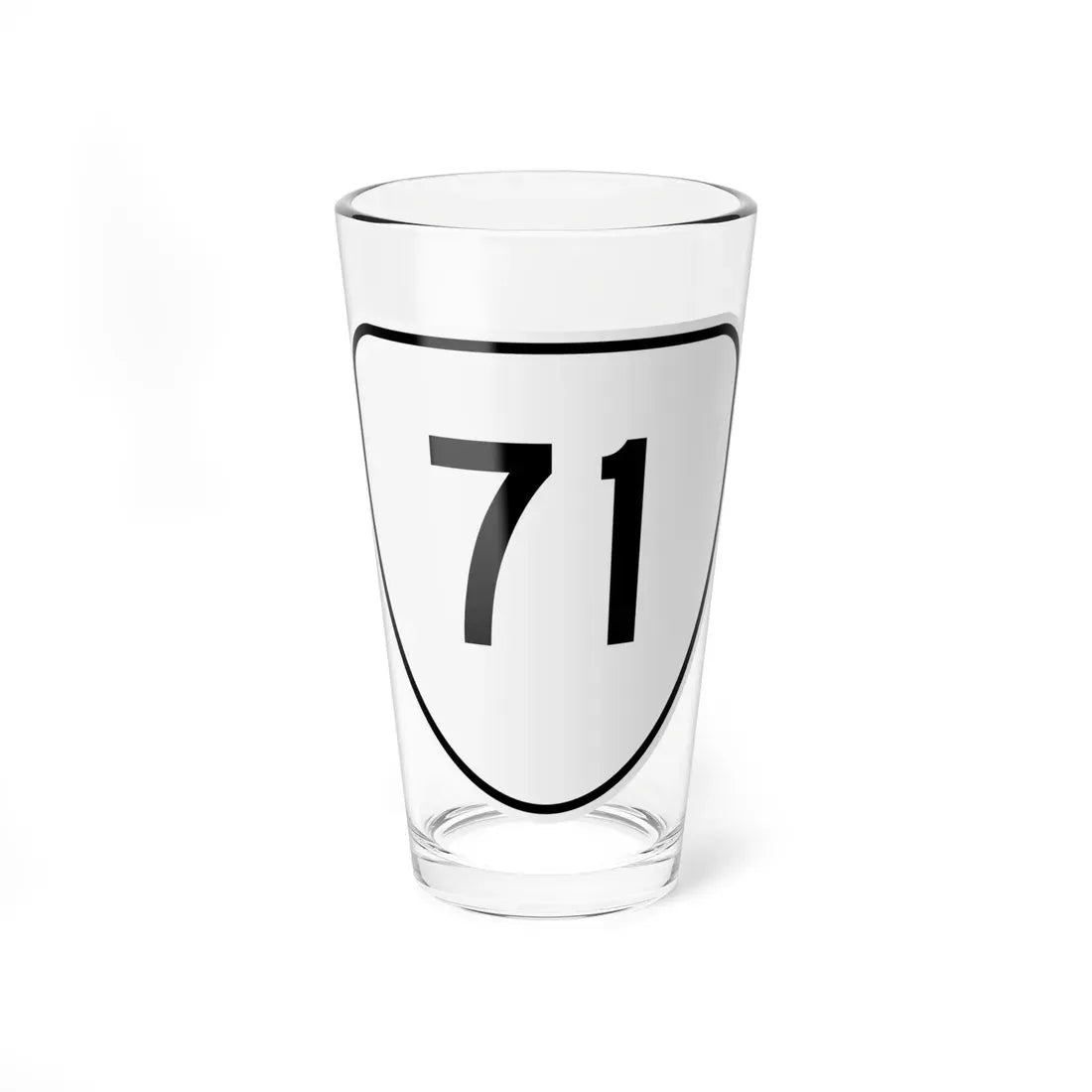 Virginia 71 1956 (Virginia) (Road Sign) Pint Glass 16oz 16oz - Go Mug Yourself