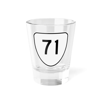 Virginia 71 1956 (Virginia) (Road Sign) Shot Glass 1.5oz 1.5oz - Go Mug Yourself