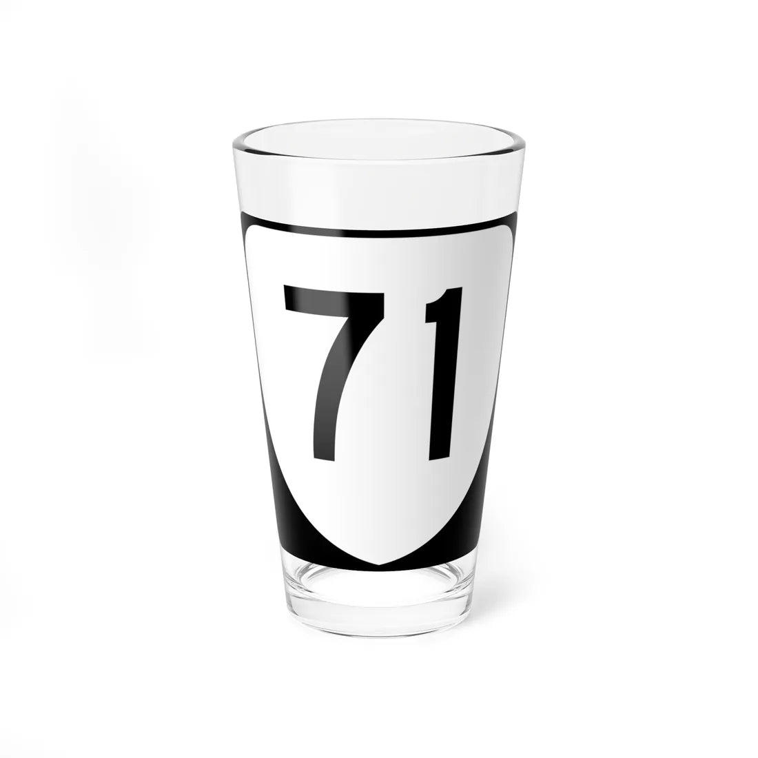 Virginia 71 (Virginia) (Road Sign) Pint Glss 16oz 16oz - Go Mug Yourself