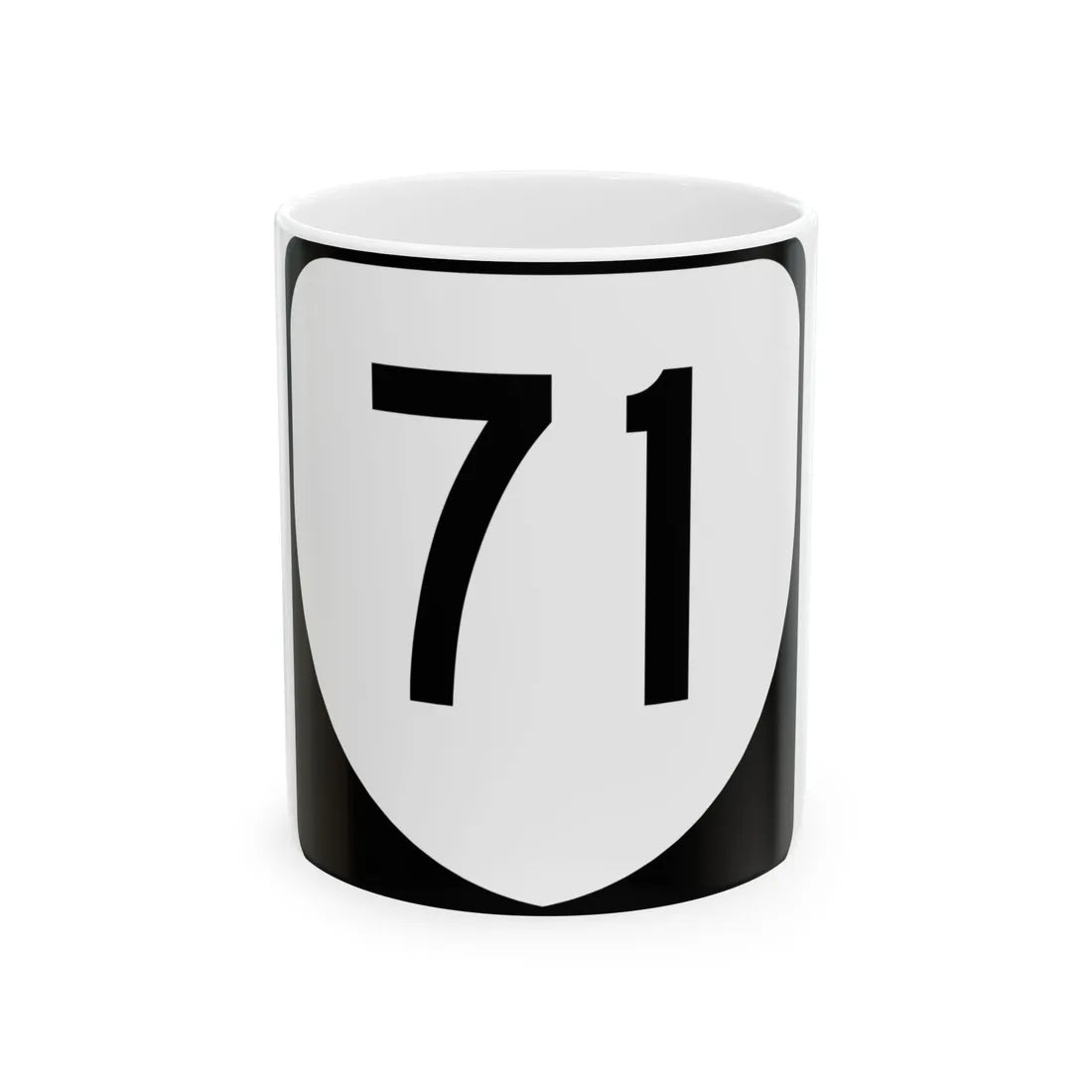 Virginia 71 (Virginia) (Road Sign) White Coffee Mug 11oz - Go Mug Yourself