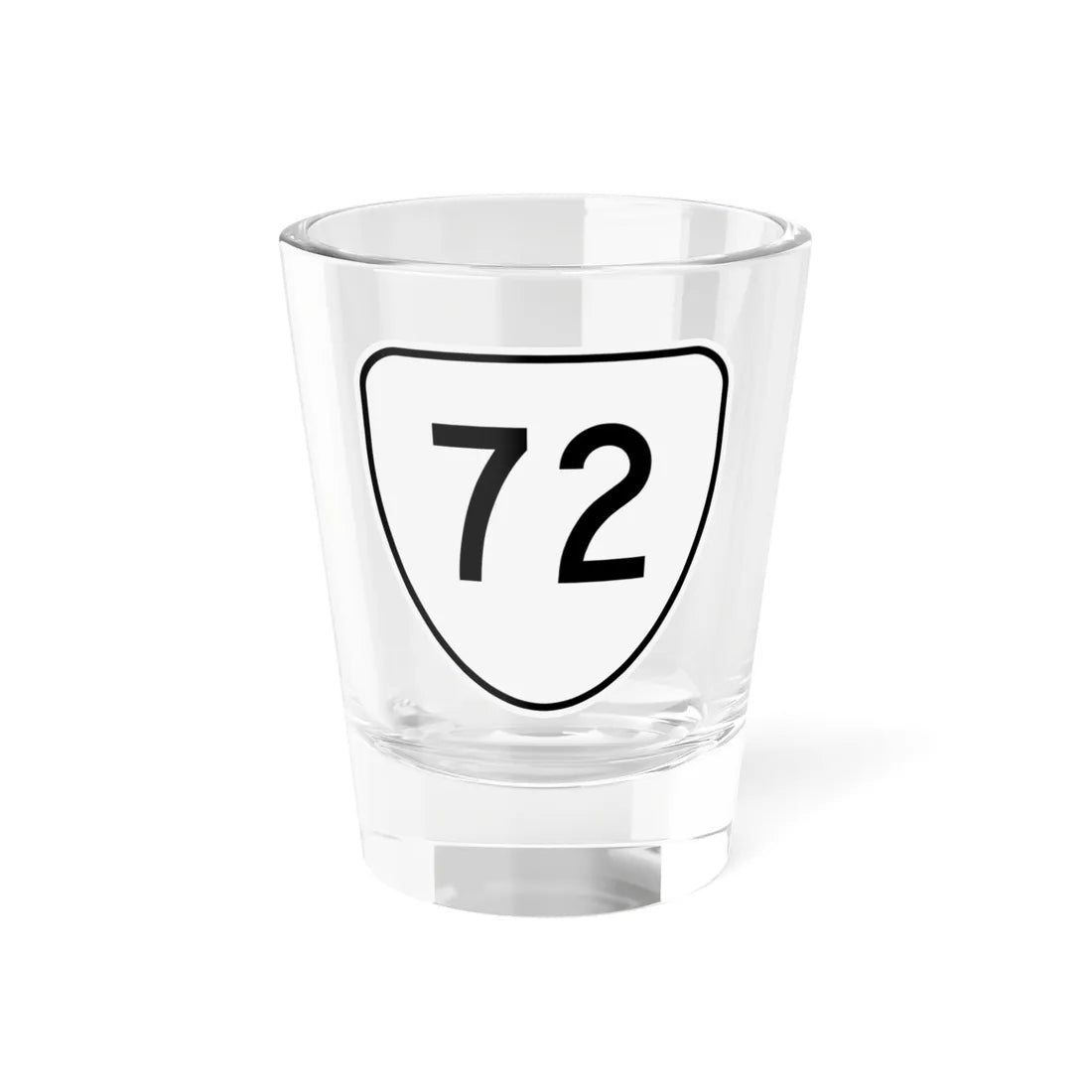 Virginia 72 1956 (Virginia) (Road Sign) Shot Glass 1.5oz 1.5oz - Go Mug Yourself