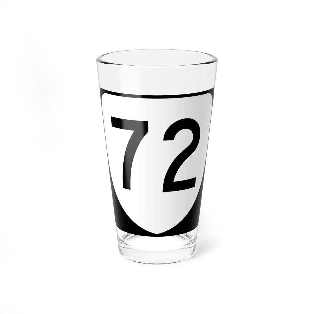 Virginia 72 (Virginia) (Road Sign) Pint Glss 16oz 16oz - Go Mug Yourself