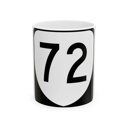 Virginia 72 (Virginia) (Road Sign) White Coffee Mug 11oz - Go Mug Yourself