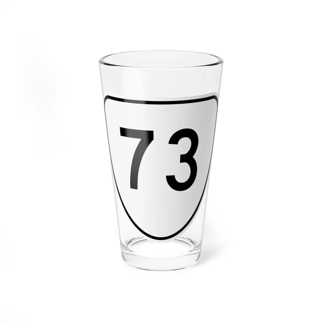 Virginia 73 1956 (Virginia) (Road Sign) Pint Glass 16oz 16oz - Go Mug Yourself