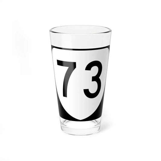 Virginia 73 (Virginia) (Road Sign) Pint Glass 16oz 16oz - Go Mug Yourself