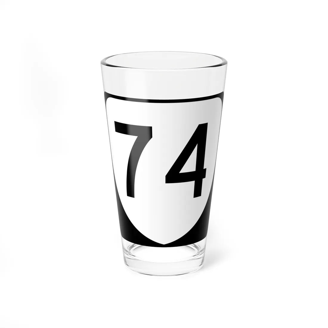 Virginia 74 (Virginia) (Road Sign) Pint Glss 16oz 16oz - Go Mug Yourself