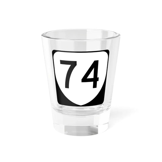 Virginia 74 (Virginia) (Road Sign) Shot Glass 1.5oz 1.5oz - Go Mug Yourself