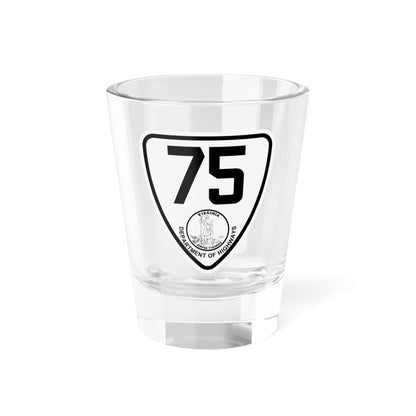 Virginia 75 1924 (Virginia) (Road Sign) Shot Glass 1.5oz 1.5oz - Go Mug Yourself