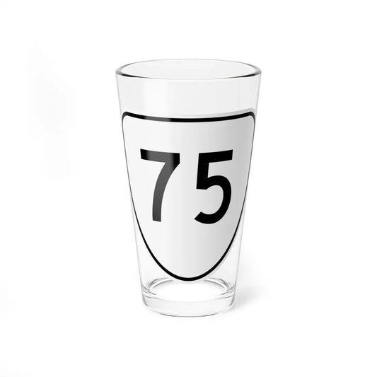 Virginia 75 1956 (Virginia) (Road Sign) Pint Glass 16oz 16oz - Go Mug Yourself