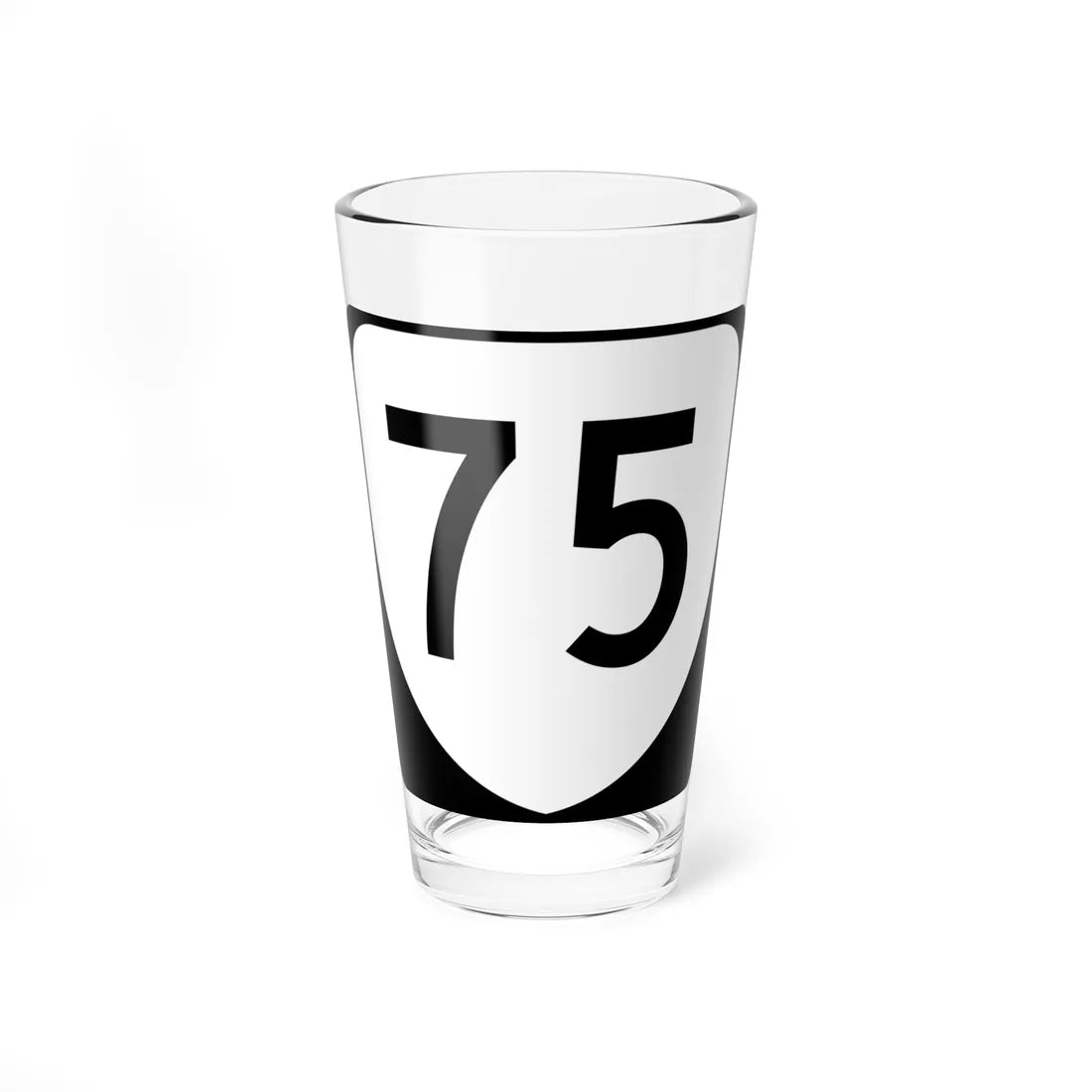 Virginia 75 (Virginia) (Road Sign) Pint Glss 16oz 16oz - Go Mug Yourself